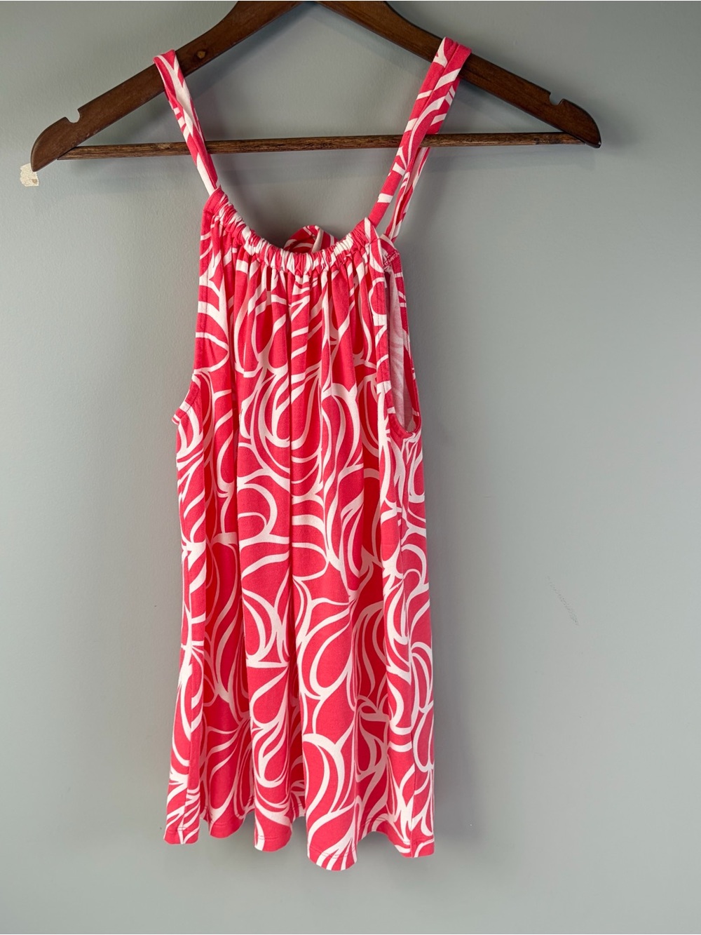 Boden Womens Coral & White Cotton Blend Tank Top Women's Size UK 10 US 6